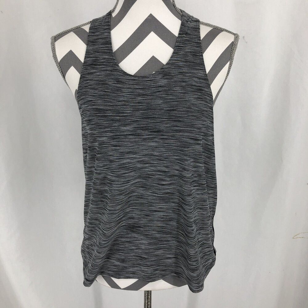 Champion Heathered Gray Racerback Tank Top K9009 Medium
